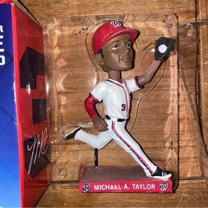 NIB Washington Nationals Michael Taylor Collectible 2016 Fan Choice Bobblehead